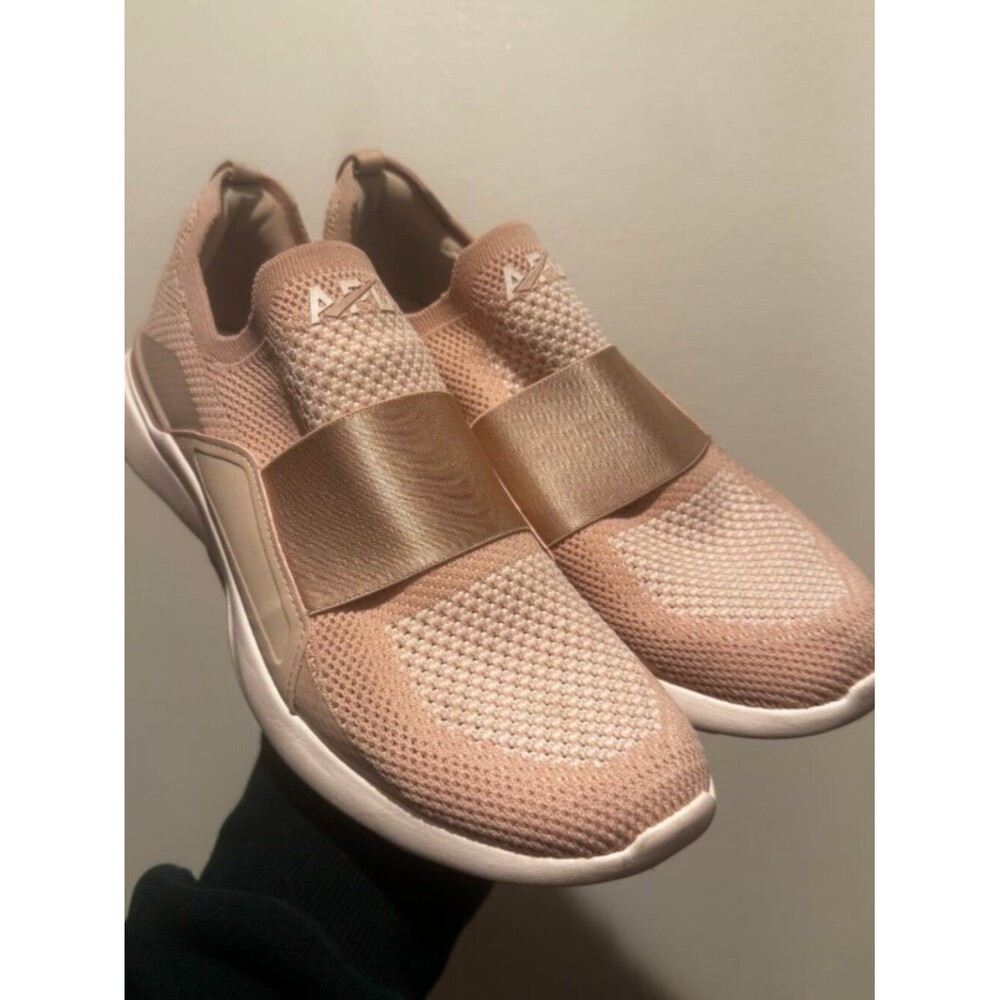 APL Techloom Bliss Slip On Sneakers Nude Rose Gold White